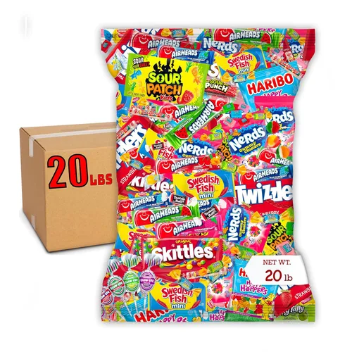 Vista 12 de Paquete variado de caramelos a granel, caramelos de 2 libras, caramelos envueltos individualmente CandyBulk, caramelos, rellenos de piñata, rellenos