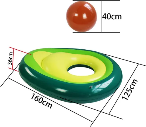 Vista 3 de ZHUYNXIR Flotador de piscina para adultos, flotadores de piscina, silla flotante de piscina para adultos, ideal para relajarse en la piscina y haber