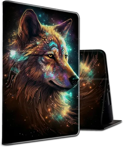 Vista 12 de Funda para tablet Amazon Kindle Fire HD 8/HD 8 Plus versión 2022/2020 (12ª/10ª generación), fundas antideslizantes multiángulo con función de Pinos