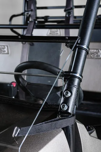 Vista 4 de Parabrisas UTV inclinable compatible con modelos Kawasaki Mule Pro FX/DX Series 2015+ - Resistente a los arañazos de 1/4 pulgadas