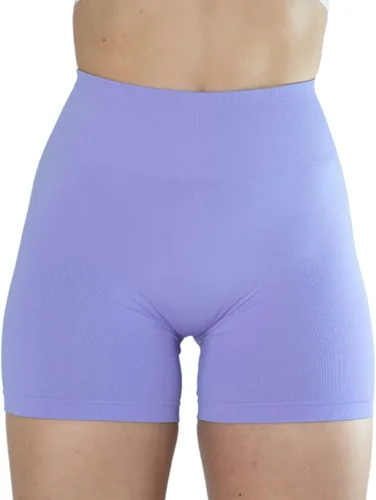 Vista 3 de AUROLA Dream Collection - Pantalones cortos de entrenamiento para mujer, sin costuras, suaves, de cintura alta, pantalones cortos de gimnasio