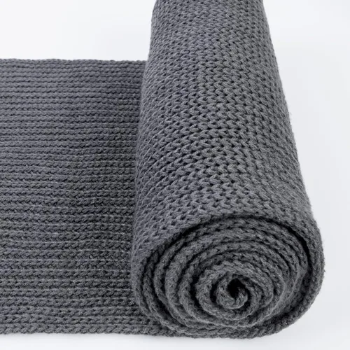 Vista 4 de Bufanda gruesa de punto trenzado grueso para mujer y hombre