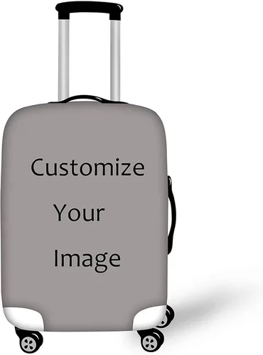 Vista 35 de COEQINE Funda para equipaje de viaje, protector de maleta, funda de equipaje lavable, tamaño S-XL (18-32 pulgadas), Blue Capy Bara Swim, L