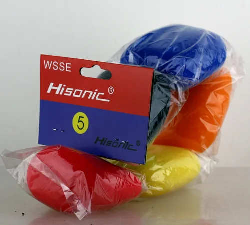 Vista 2 de Hisonic BTWS5P - Parabrisas de micrófono tipo bola para micrófonos de mano, se adapta a la mayoría de los micrófonos de mano, paquete de 5