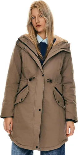 Vista 7 de Orolay Parka Abrigo de invierno con forro polar grueso para mujer con bolsillos
