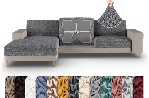 Vista 16 de PAULATO BY GA.I.CO. Funda para Cojín de Sofá - Funda para Cojín de Sofá - Funda para Cojín en T y Cojín Tipo Caja - Protector de Muebles de Sofá