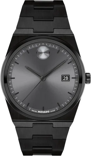 Vista 10 de Movado Bold Quest Men's Sport Watch - Swiss Quartz Movement, Stainless Steel Link Bracelet - 5 ATM Water Resistance - Luxury Fashion Timepiece for