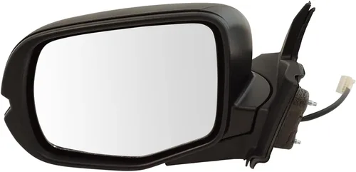 Vista 156 de TRQ Espejo plegable con calefacción eléctrica del lado del conductor con indicador de punto ciego pintura a juego negro liso compatible con Kia