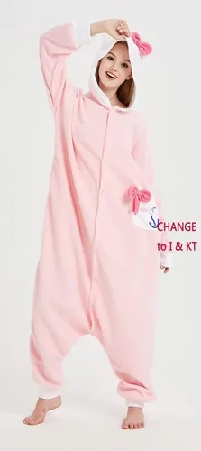 Vista 4 de Eonxius Magic Novelty - Pijama de una pieza con capucha para mujer