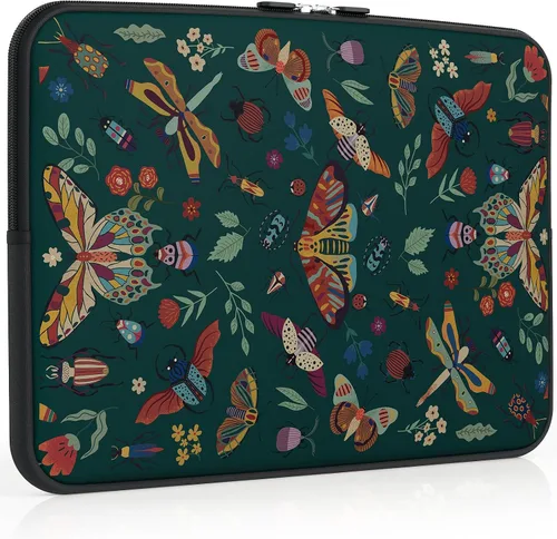 Vista 23 de iCasso - Funda para MacBook Air de 13 a 13.6 pulgadas, M5-M1, color marrón Rompecabezas marrón