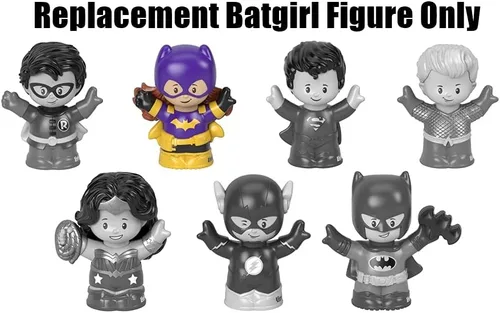 Vista 5 de Pieza de repuesto para Fisher-Price Little People DC Super Friends - GMJ14 ~ Figura de repuesto de Batgirl