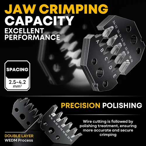 Vista 5 de Kit de herramienta de crimpado DxCRIMP Micro-Fit 3.0, 22 tipos de conectores de 2–20 pines con distancia entre ejes de 3.0mm, crimpador