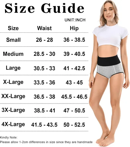 Vista 7 de Ropa interior de algodón de cintura alta para mujer, calzoncillos suaves, cómodos, transpirables, para mujer, paquete múltiple