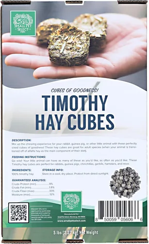 Vista 5 de Small Pet Select - Cubos de heno Timothy rectos - Heno Timothy 100% natural