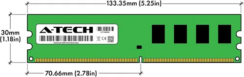 Vista 3 de A-Tech Elpida EBE10UE8AFFA-8G-F de repuesto de memoria DDR2 800MHz PC2-6400 UDIMM no ECC 1Rx8 1.8V 240 pines