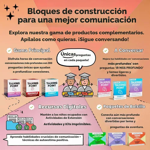 Vista 8 de TALKING POINT CARDS Profundiza tu conexión con 200 tarjetas de conversación divertidas y atractivas para parejas. Construye intimidad, fortalece tu