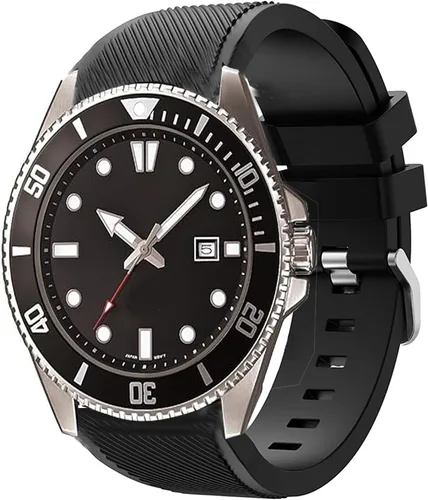 Vista 11 de Compatible con correas Casio MDV106, correa de silicona deportiva de liberación rápida de 0.866 pulgadas, correa de repuesto compatible con reloj