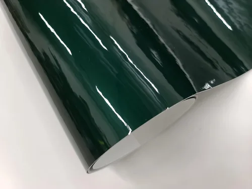 Vista 2 de Rollo de vinilo metálico satinado brillante verde esmeralda para auto para auto (brillante, 1 x 5 pies)
