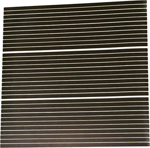 Vista 2 de customTAYLOR33 Tiras rectas reflectantes de alta intensidad - (33) tiras de 12 pulgadas (varios colores) (negro)