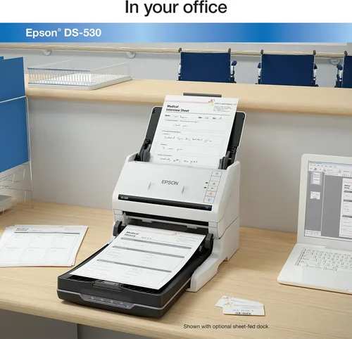 Vista 6 de Escáner WorkForce GT-1500 de documentos e imágenes con alimentador automático de documentos (ADF) (b11b190011), de la marca Epson, 1