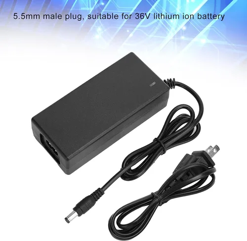Vista 5 de Cargador adaptador de corriente DC 42V 2A para batería de litio de 36V y carga silenciosa