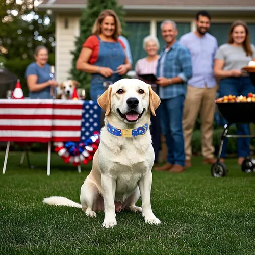 Vista 322 de Collar para perros del 4 de julio, collares patrióticos azules para cachorros y perros pequeños, ligero y ajustable 1776 collares para cachorros