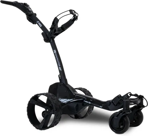 Vista 2 de MGI Zip Navigator All Terrain Electric Golf Cart - 36 Hole Battery - Remote Control - (Drink, Umbrella, GPS-Phone)