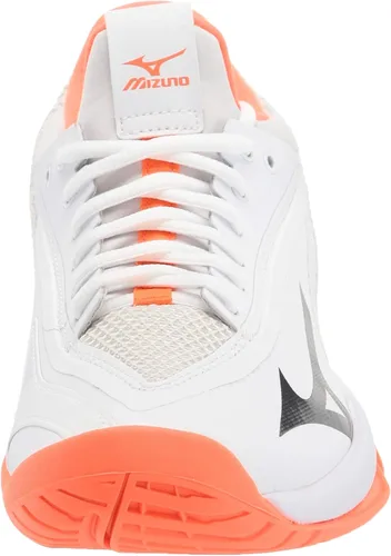 Vista 2 de Mizuno Zapatillas de tenis Wave Impulse All Court para mujer Coral blanco-ardiente
