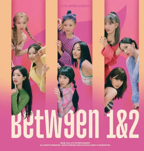 Vista 7 de TWICE BETWEEN 1&2 11th Mini Album Complete Version CD+1p Poster+1p Folding Poster On Pack+PhotoBook+1p Polaroid+Crosscode Postcard+1ea Sticker+5p