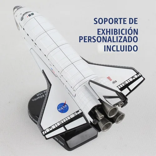 Vista 7 de Daron Worldwide Trading PS5823-1 Sello de transbordador espacial Orbiter Atlantis, Blanco