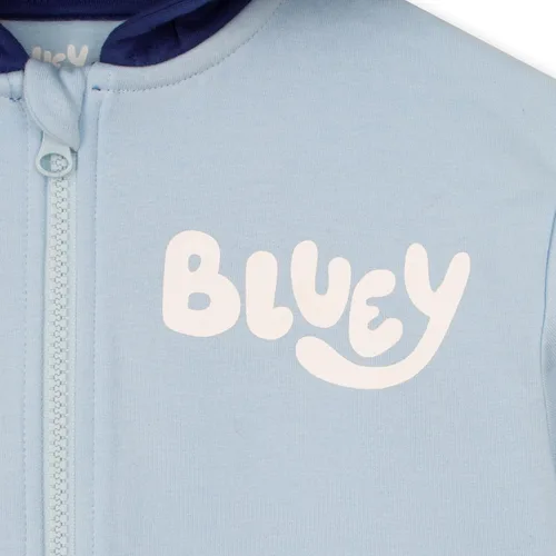 Vista 8 de Bluey Sudadera con capucha con orejas 3D Sudadera con capucha con cremallera Sudadera con capucha de disfraz para niños Edades de 2 a 8 años