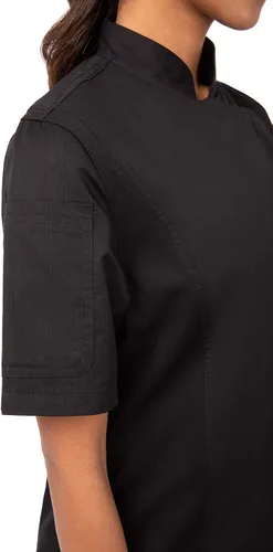 Vista 3 de Chef Works Abrigo de chef Springfield para mujer