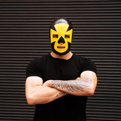 Vista 3 de Máscaras de Lucha Libre de Calidad Profesional Disfraz auténtico de Lucha Libre - Talla Adulto Máscaras de Luchador Made in Mexico