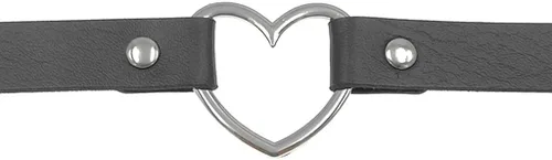 Vista 3 de Alimitopia HuanX35 - Gargantilla de cuero sintético con forma de corazón