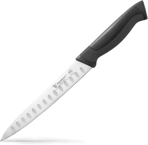 Vista 12 de Cuchillo rebanador de 6 pulgadas con borde Granton, negro, serie DT-40