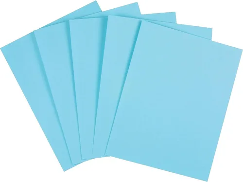 Vista 2 de Staples Papel de cartulina, 8.5x11 pulgadas, 110 lb., azul, 250/paquete