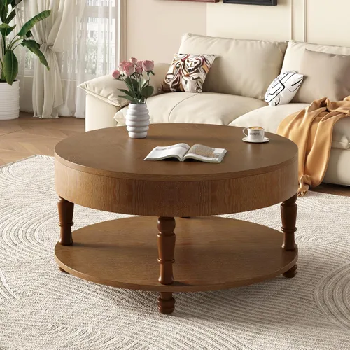 Vista 39 de KEVINSPACE Mesa auxiliar negra con borde dorado en la parte inferior, mesa de centro redonda para espacios pequeños, mesa auxiliar de madera mesita