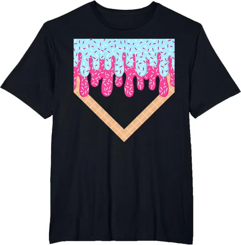 Vista 47 de Baseball Drip Boys Home Plate Ice Cream Sport Players & Fans Camiseta