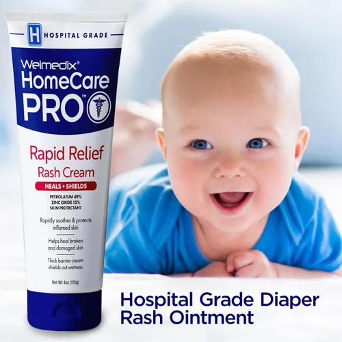 Vista 8 de Welmedix HomeCare PRO Crema de Alivio Rápido para Sarpullido en Pañal para Adultos – Crema de Barrera Hidratante Extra Gruesa para Incontinencia