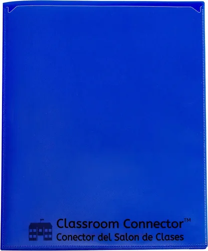Vista 15 de C-Line Classroom Connector - Carpetas de la escuela al hogar, color azul, 10 por caja (32505)