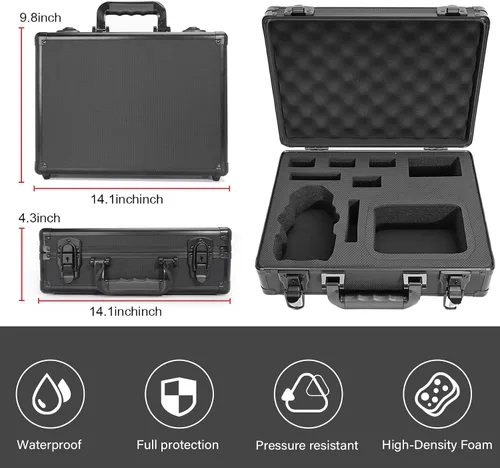 Vista 3 de Funda rígida para DJI Mini 4 Pro/Mini 3/Pro, impermeable, a prueba