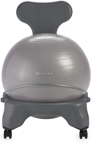 Vista 10 de Gaiam Silla clásica de equilibrio, asiento de estabilidad Azul/Verde
