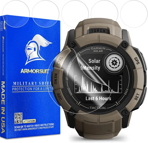 Vista 24 de ArmorSuit Paquete de 6 protectores de pantalla para Garmin Descent G2 / G1 MilitaryShield HD Clear Film - Fabricado en Estados Unidos