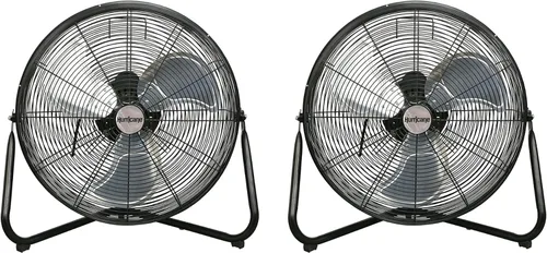 Vista 10 de Hurricane Pro - Ventilador de metal de alta velocidad, Negro, 16