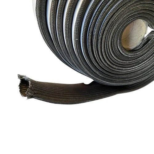 Vista 4 de LavaLock Kit de juntas de malla de alambre para Kamado Joe/BGE - 1-1/4" X 150 pulgadas. Junta plana para ahumar barbacoa autoadhesiva con cinta