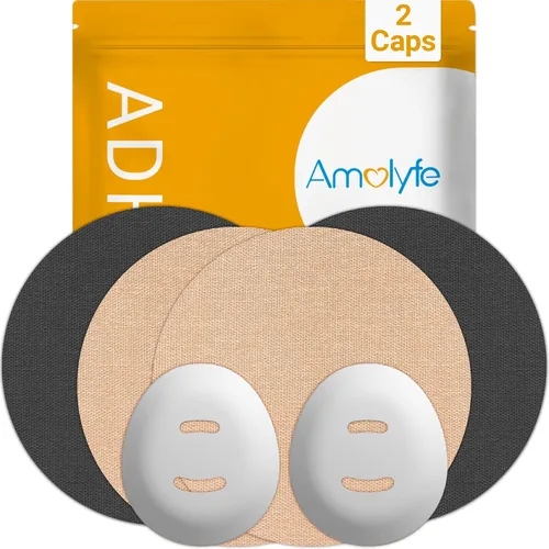 Vista 9 de Parches Dexcom G7, 20 piezas de parches adhesivos impermeables Dexcom Stelo, 1 pieza de cubierta protectora reutilizable para sensor CGM