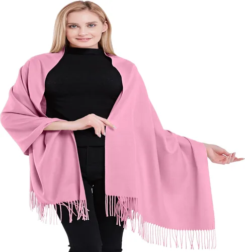 Vista 23 de CJ Apparel 100% Cashmere Shawls Shawl Scarf Wrap Stole Scarves Wraps Stoles Azul bebé