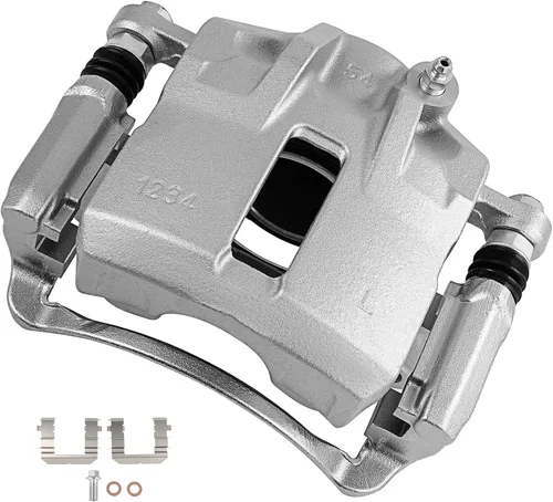 Vista 33 de cciyu 18B4918A Pinza de freno delantera derecha con soporte para Cadillac, para Chevy, para GMC