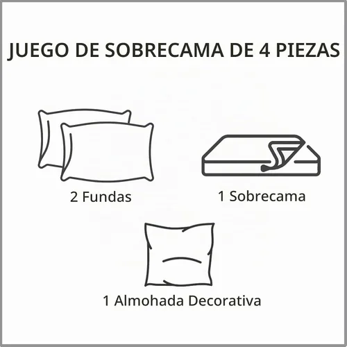 Vista 5 de CHIXIN Juego de colcha cubrecama edredón tamaño Full - Funda de cama ligera - Acolchado ultrasónico - Colcha reversible de 5 piezas - Elegante