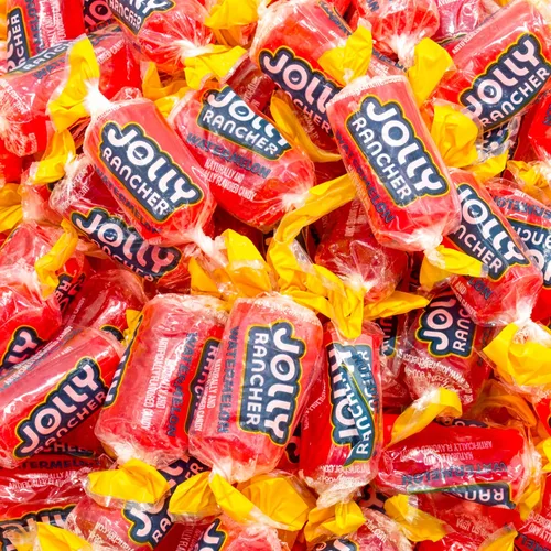 Vista 17 de Surtido de caramelos duros a granel de 1 libra, sabor a fruta, envueltos individualmente (74 piezas)